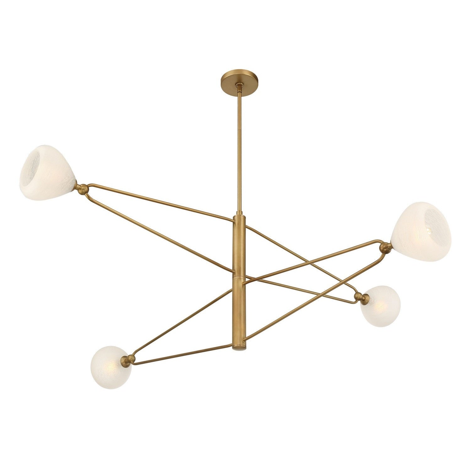 Minka-Lavery - 195-732 - Four Light Chandelier - Orion - Legacy Brass