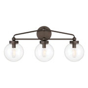 Minka-Lavery - 2973-860 - Three Light Vanity - Stella - Dark Bronze