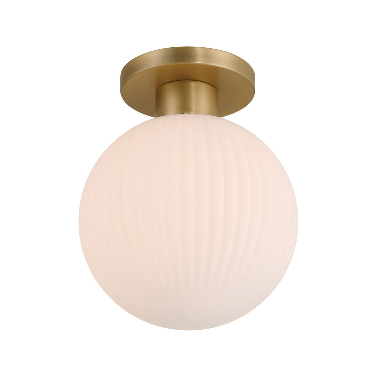 Minka-Lavery - 2995-732 - One Light Flush Mount - Fenton - Legacy Brass