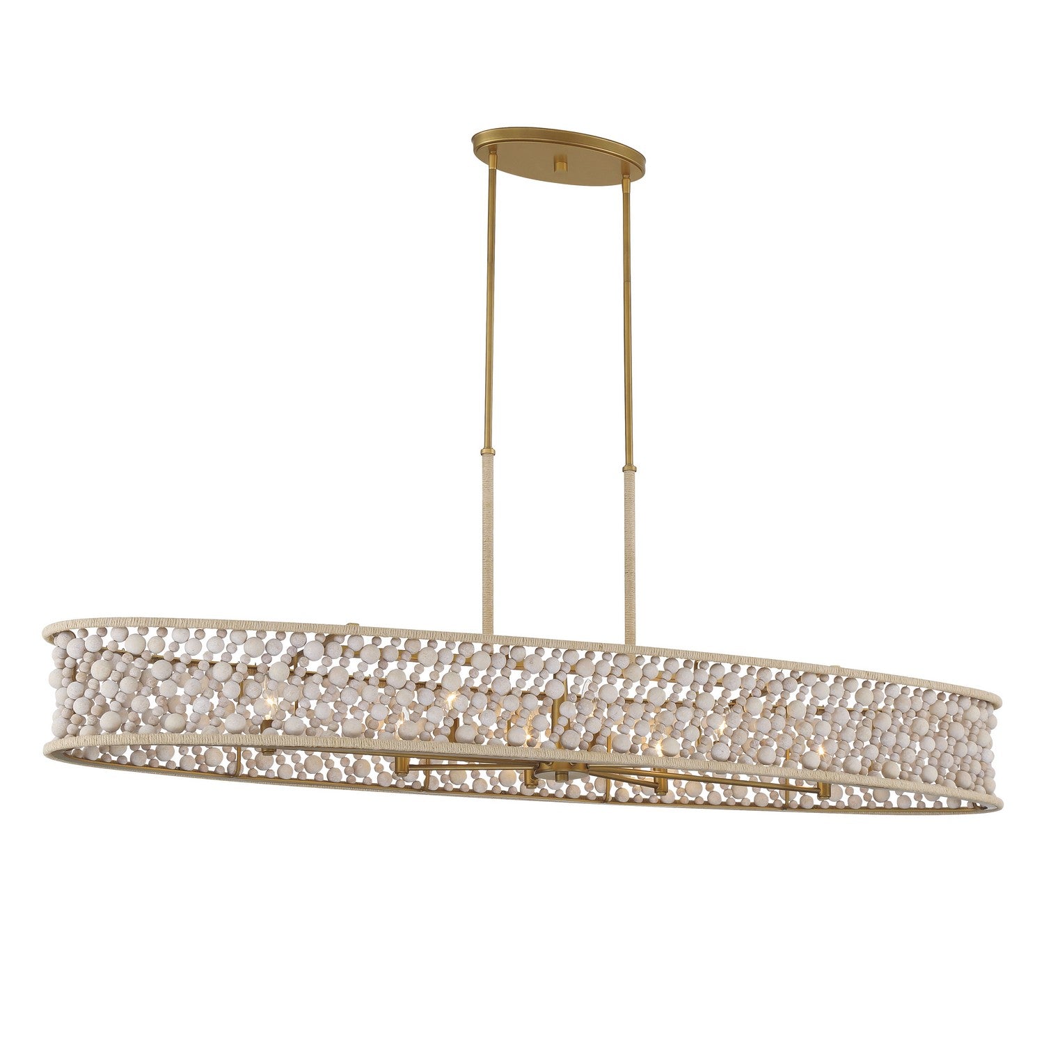 Minka-Lavery - 3647-870 - Eight Light Island Pendant - Horsmore - Legacy Brass (Painted)