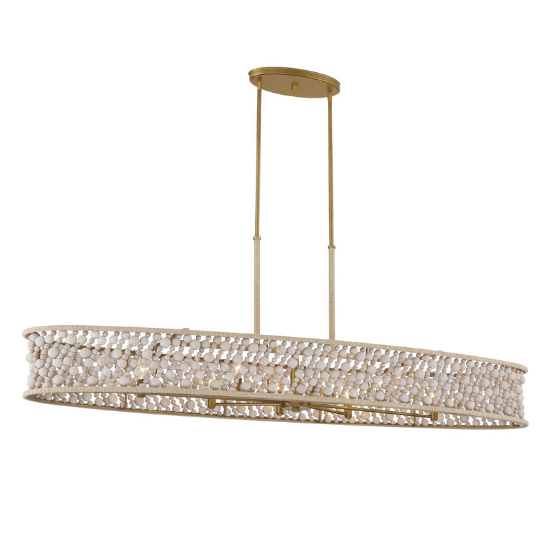 Minka-Lavery - 3647-870 - Eight Light Island Pendant - Horsmore - Legacy Brass (Painted)