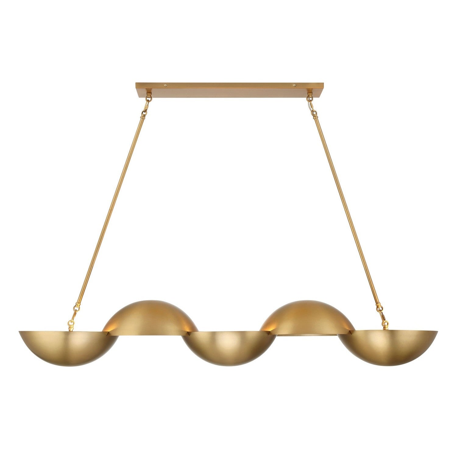 Minka-Lavery - 3757-732 - Six Light Island Pendant - Ivy Lane - Legacy Brass