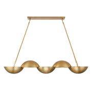 Minka-Lavery - 3757-732 - Six Light Island Pendant - Ivy Lane - Legacy Brass