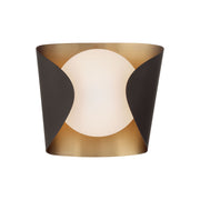 Minka-Lavery - 3771-855 - One Light Vanity - Flare - Legacy Brass & Dark Bronze