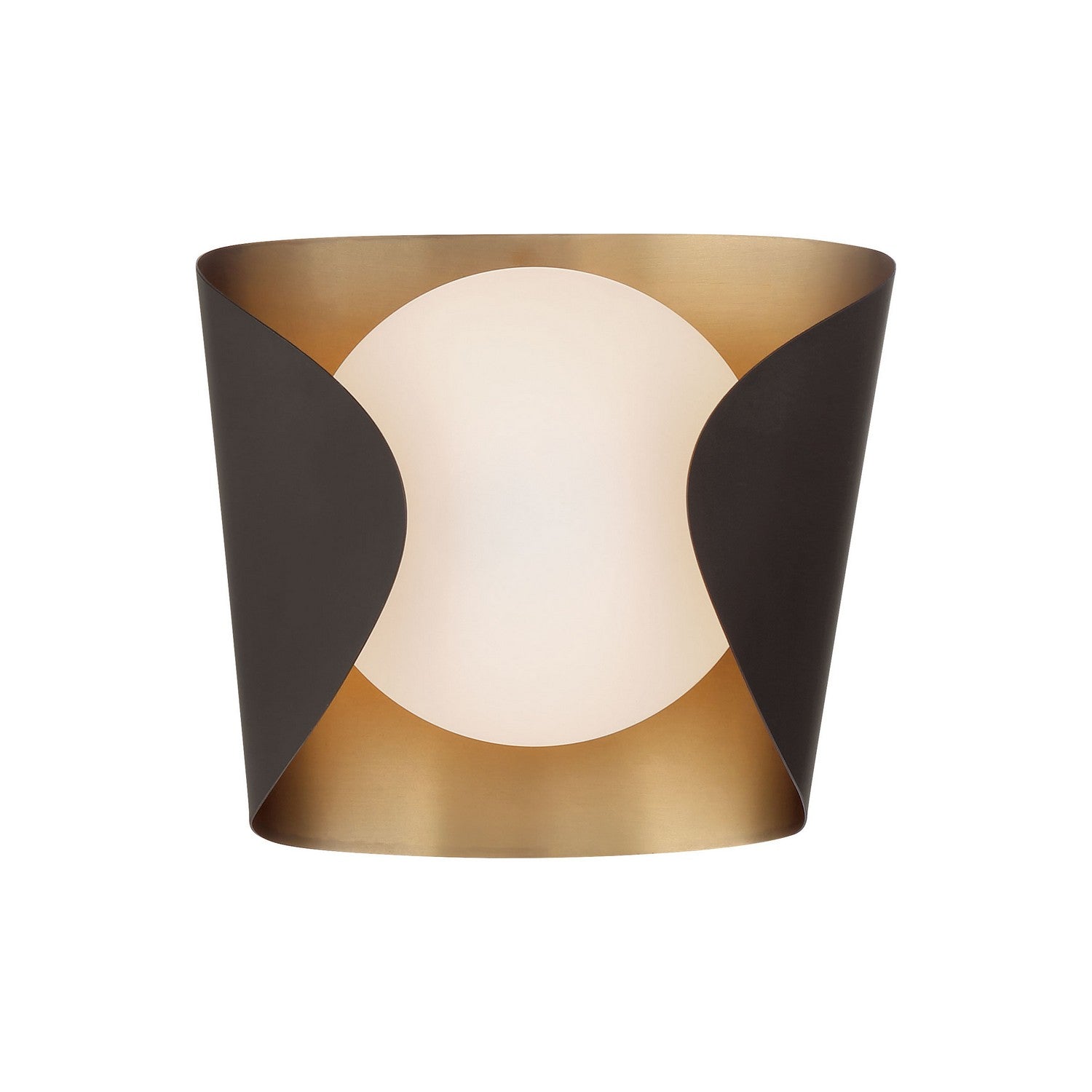 Minka-Lavery - 3771-855 - One Light Vanity - Flare - Legacy Brass & Dark Bronze