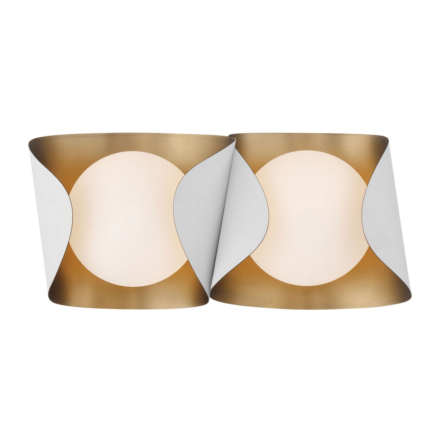 Minka-Lavery - 3772-893 - Two Light Vanity - Flare - Sand White