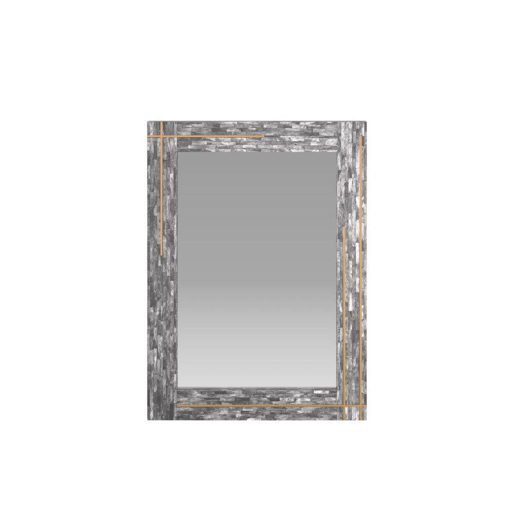Arteriors - WMI33 - Mirror - Yvette - Gray, Bone