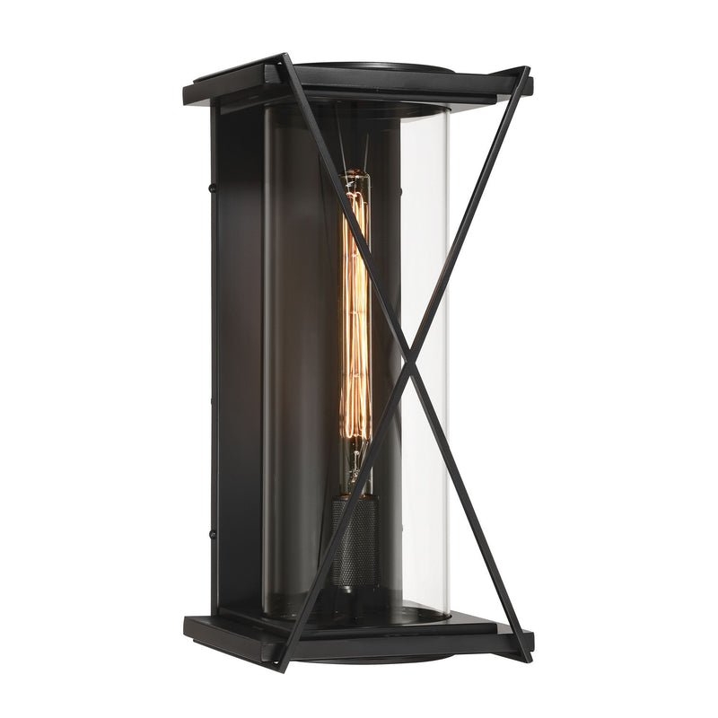 Minka-Lavery - 77602-899 - One Light Outdoor Wall Sconce - Rockhill - Dark Matte Black