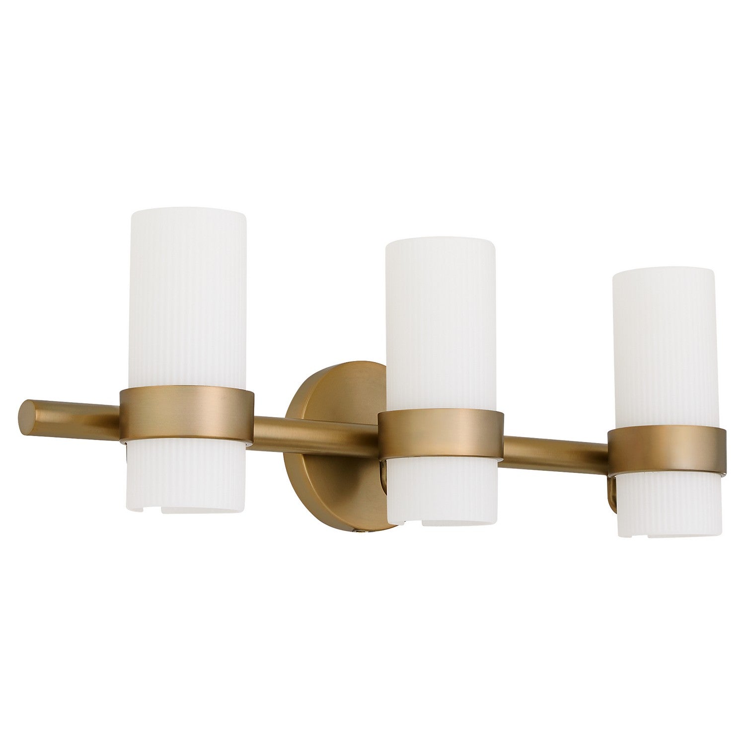 Quorum - 5169-3-47 - Three Light Vanity - Sojourn - Brushed Brass