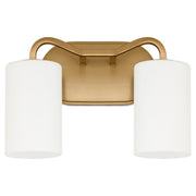 Quorum - 5307-2-47 - Two Light Vanity - Rutherford - Brushed Brass