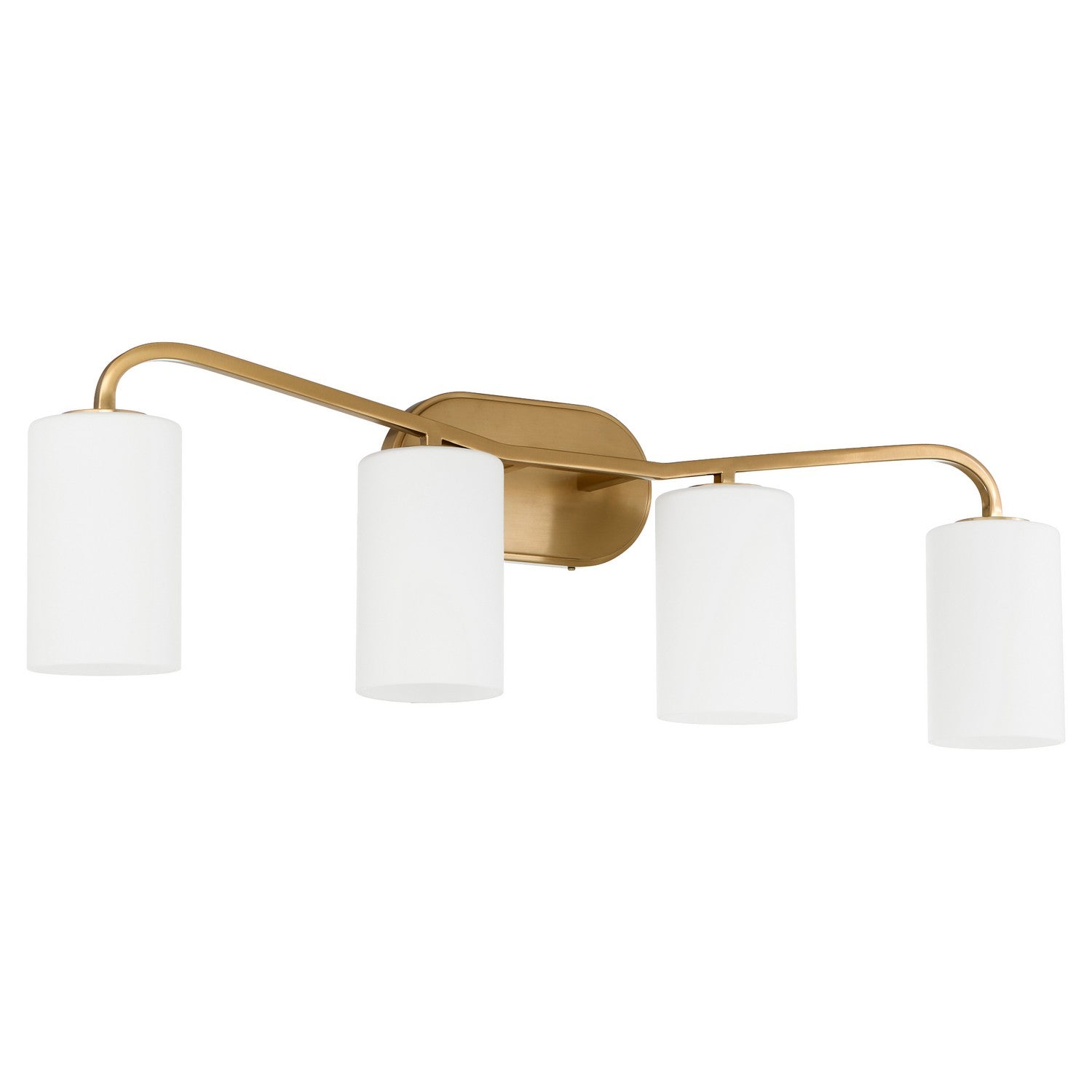Quorum - 5307-4-47 - Four Light Vanity - Rutherford - Brushed Brass