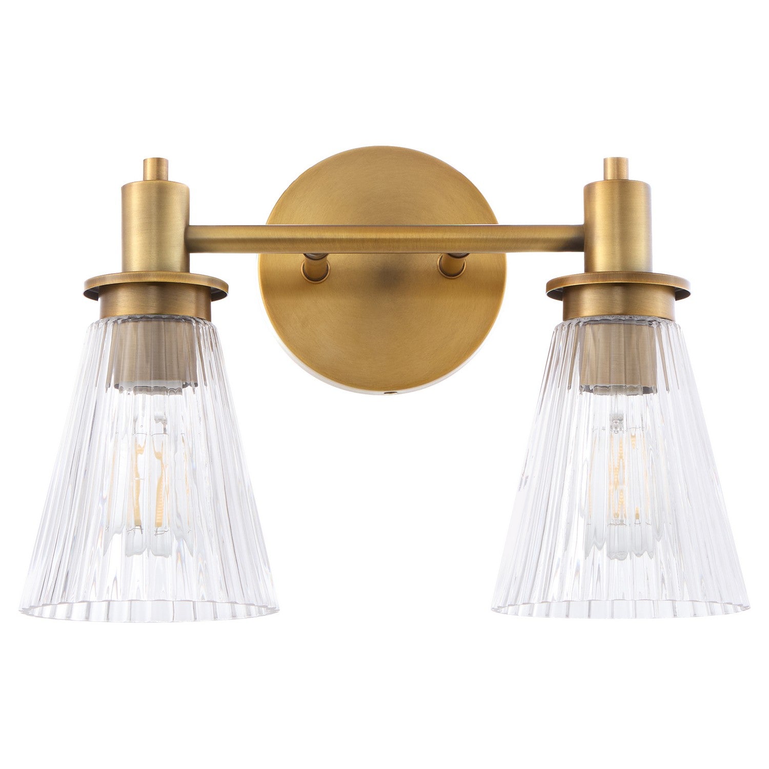 Quorum - 5803-2-47 - Two Light Vanity - Lawton - Brushed Brass
