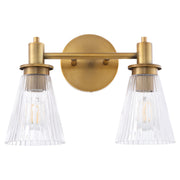 Quorum - 5803-2-47 - Two Light Vanity - Lawton - Brushed Brass