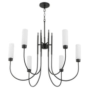 Quorum - 6024-6-59 - Six Light Chandelier - Jerome - Matte Black