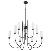 Quorum - 6024-9-59 - Nine Light Chandelier - Jerome - Matte Black
