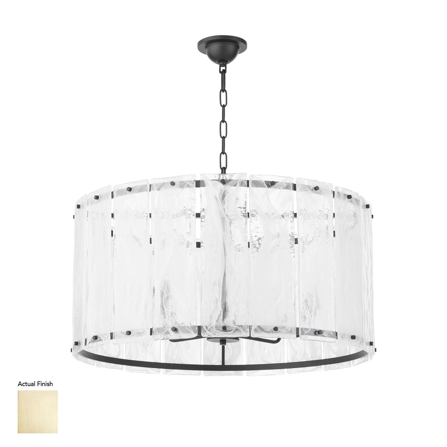 Quorum - 8575-8-80 - Eight Light Pendant - Prestige - Aged Brass