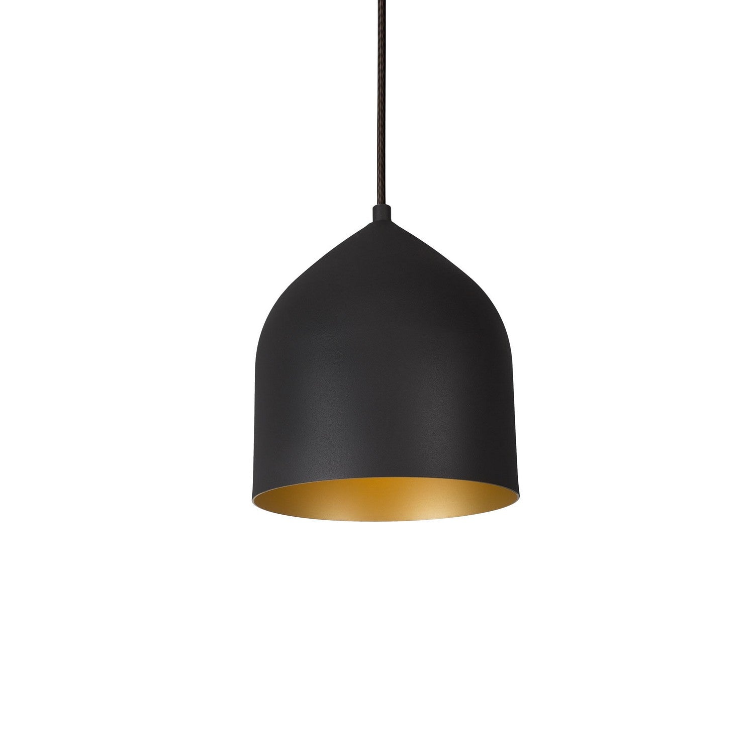 Kuzco Lighting - 49108-BK/GD - One Light Pendant - Helena - Black/Gold