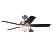 Kuzco Lighting - CF78752-BN-LKW - 52"Ceiling Fan - Erikson - Brushed Nickel