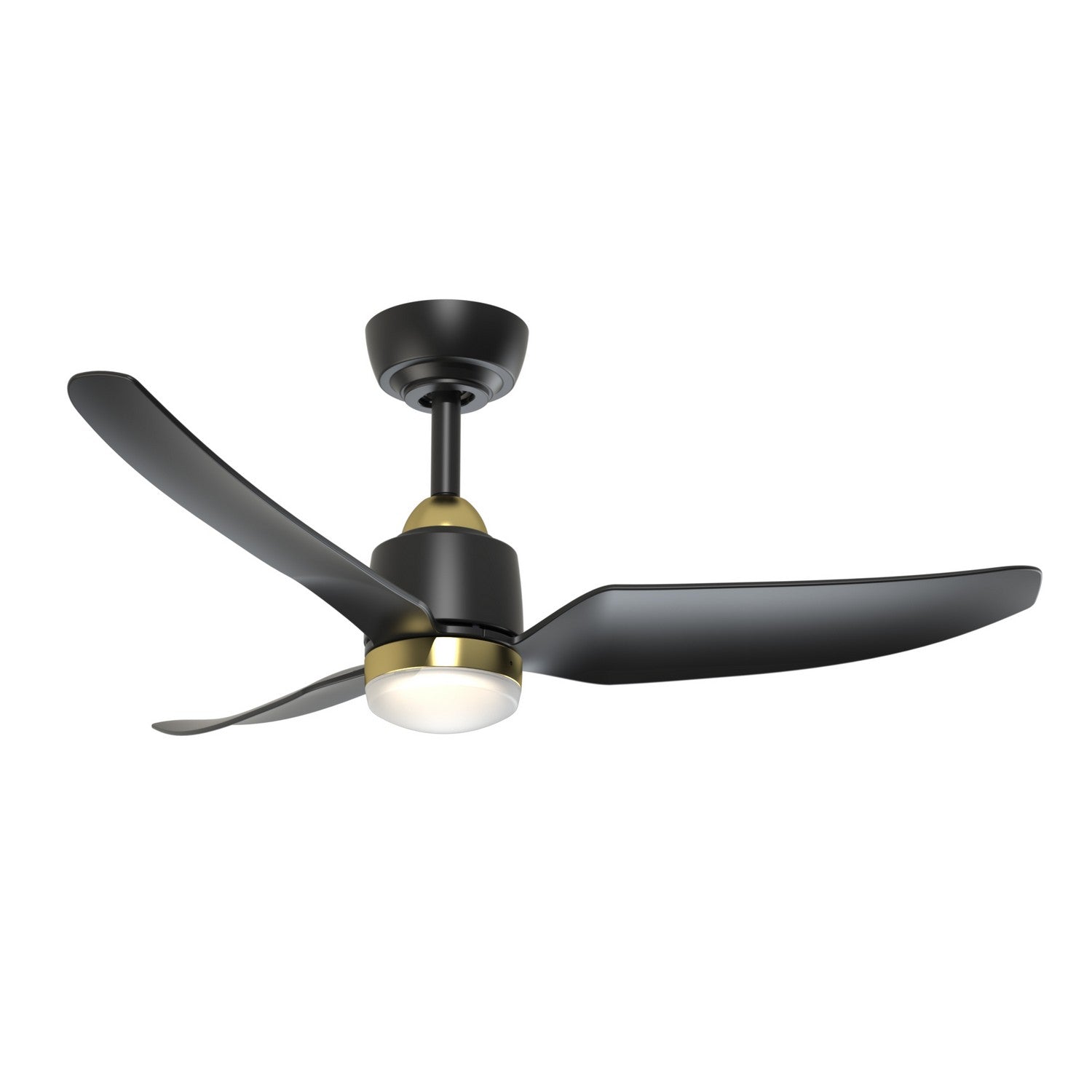 Kuzco Lighting - CF92942-BG/MB - 42"Ceiling Fan - Hugo - Brushed Gold/Matte Black
