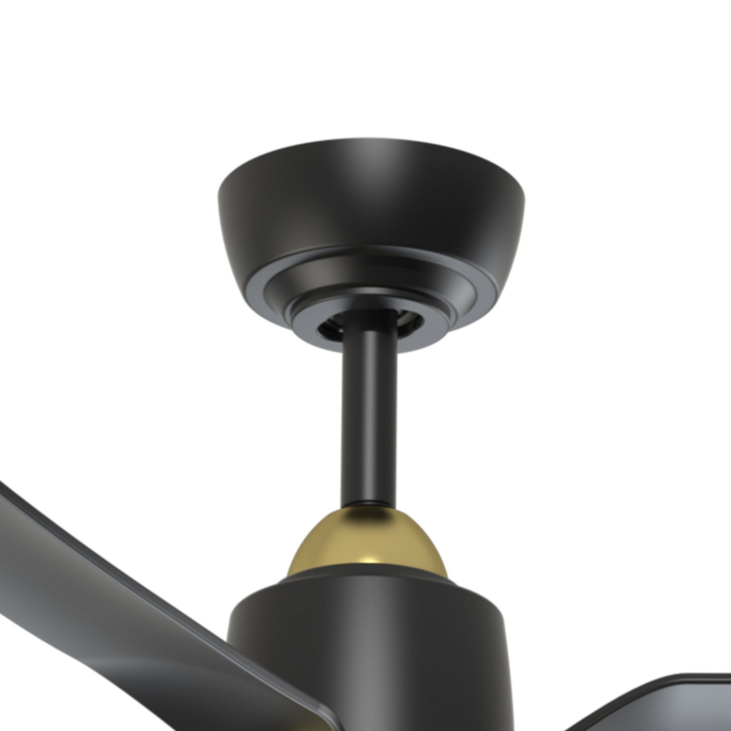 Kuzco Lighting - CF92942-BG/MB - 42"Ceiling Fan - Hugo - Brushed Gold/Matte Black