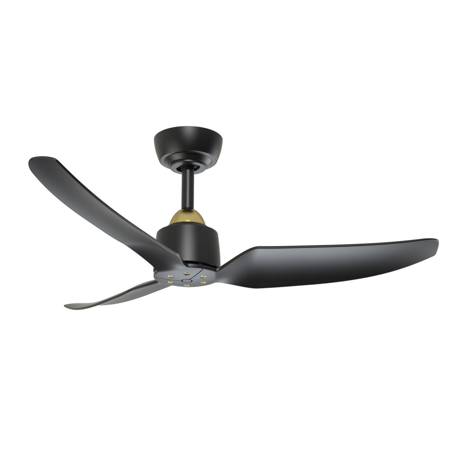 Kuzco Lighting - CF92942-BG/MB - 42"Ceiling Fan - Hugo - Brushed Gold/Matte Black