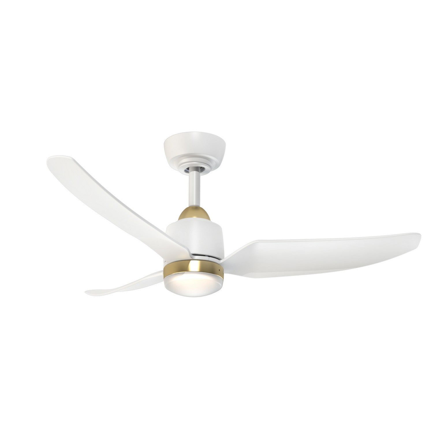 Kuzco Lighting - CF92942-BG/WH - 42"Ceiling Fan - Hugo - Brushed Gold/Matte White