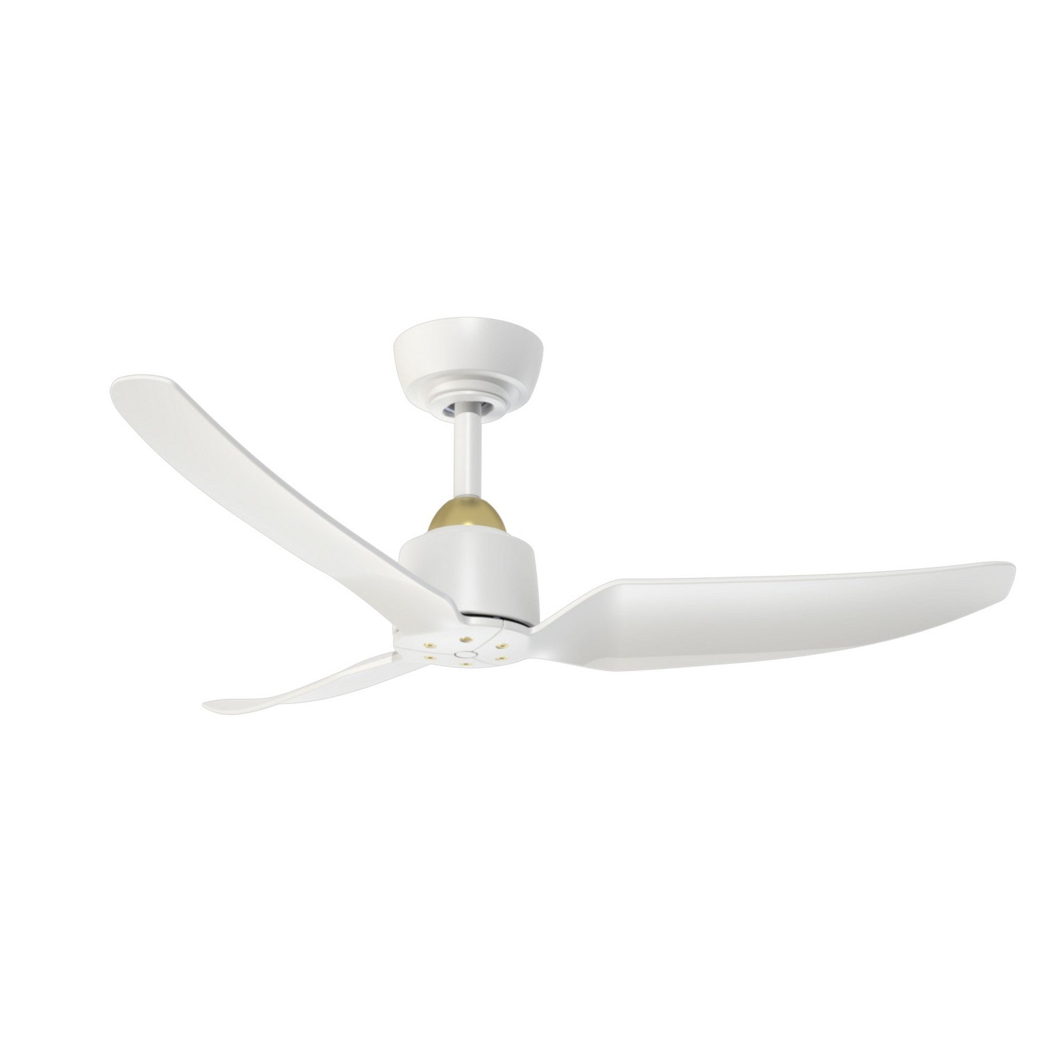 Kuzco Lighting - CF92942-BG/WH - 42"Ceiling Fan - Hugo - Brushed Gold/Matte White