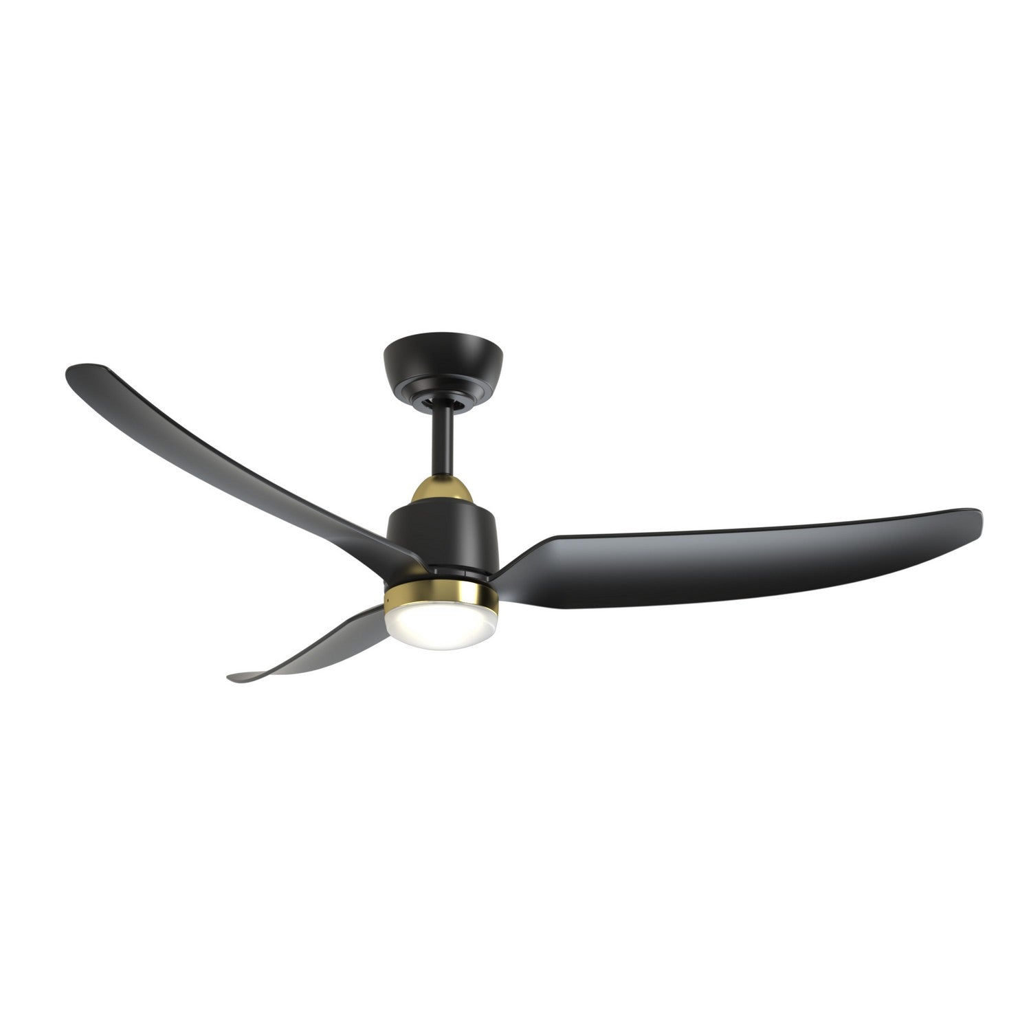 Kuzco Lighting - CF92952-BG/MB - 52"Ceiling Fan - Hugo - Brushed Gold/Matte Black
