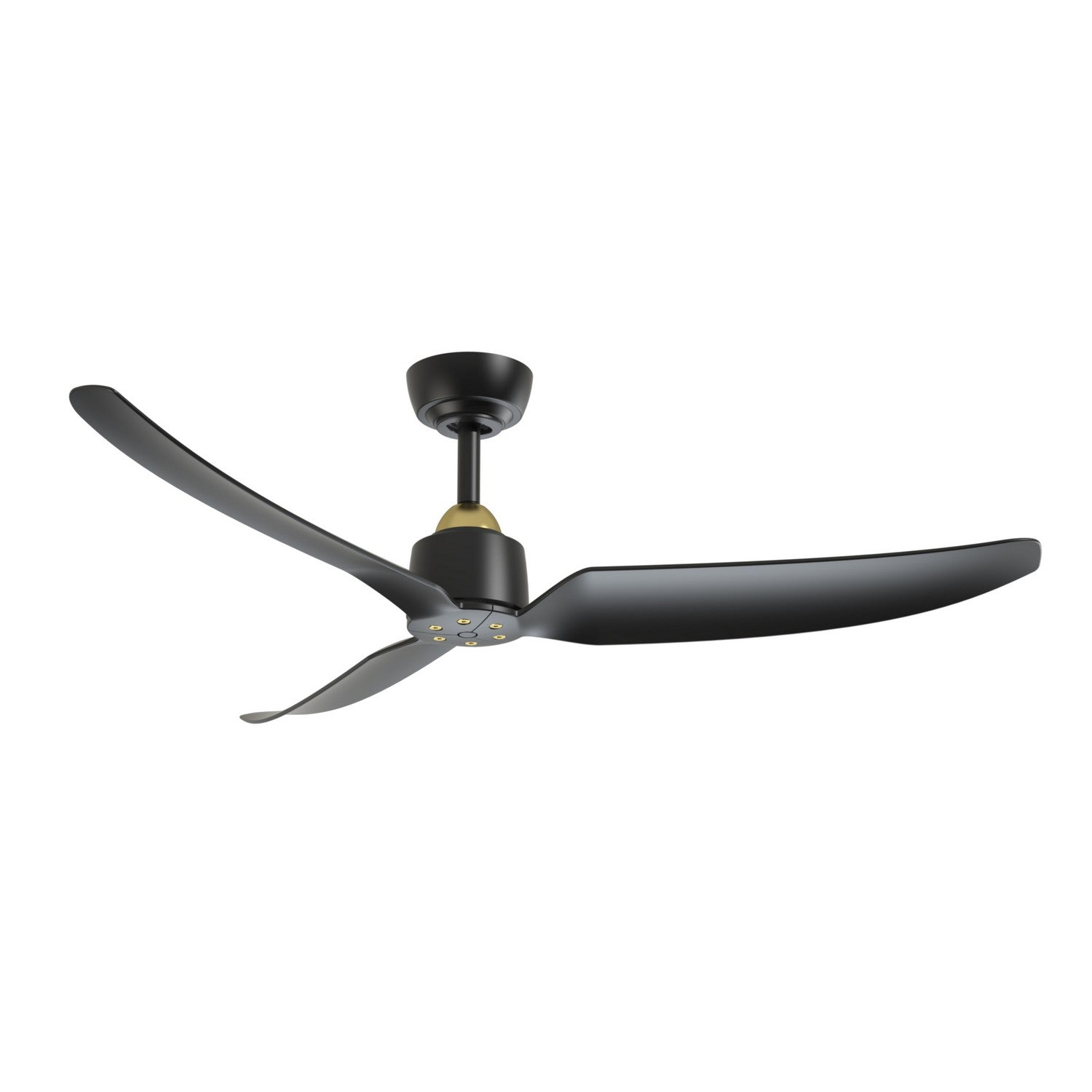 Kuzco Lighting - CF92952-BG/MB - 52"Ceiling Fan - Hugo - Brushed Gold/Matte Black