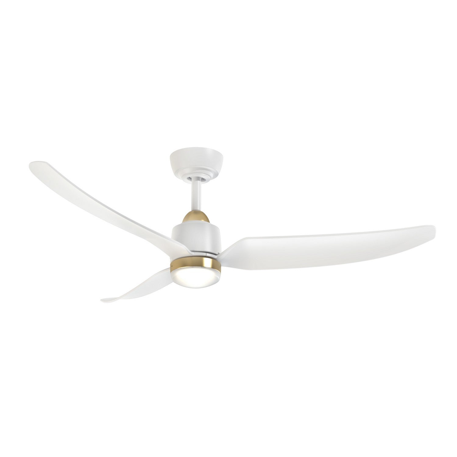 Kuzco Lighting - CF92952-BG/WH - 52"Ceiling Fan - Hugo - Brushed Gold/Matte White