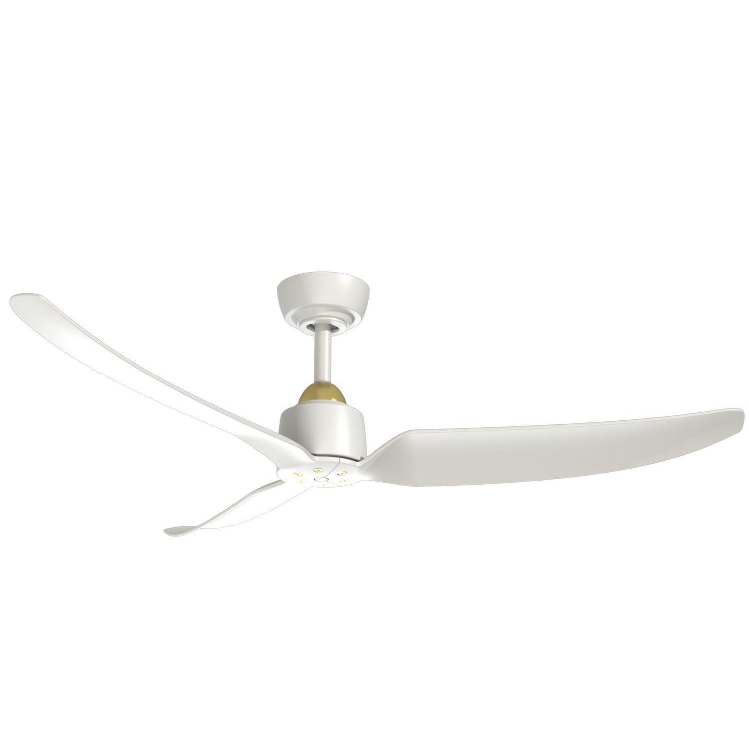Kuzco Lighting - CF92952-BG/WH - 52"Ceiling Fan - Hugo - Brushed Gold/Matte White