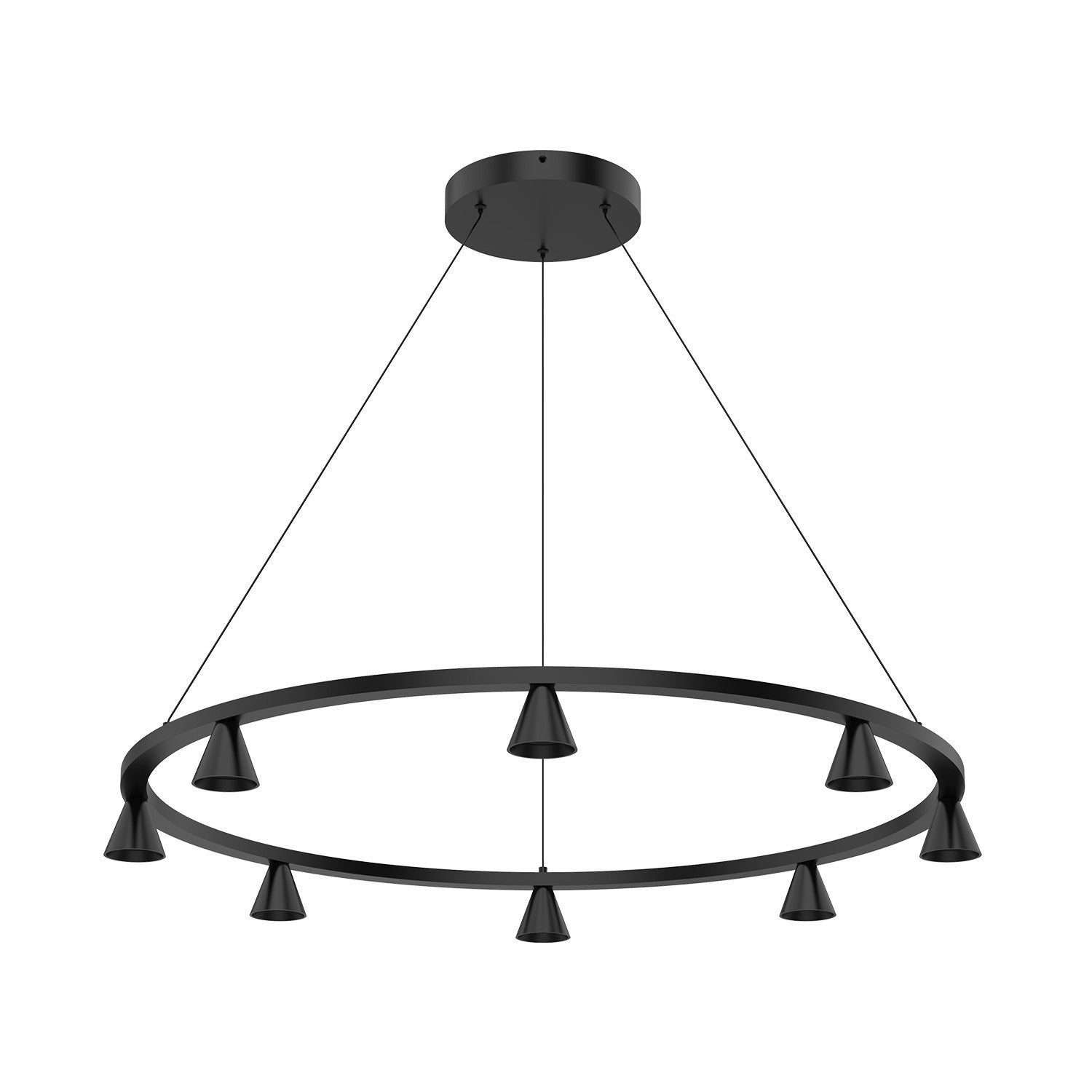 Kuzco Lighting - CH19933-BK-UNV - LED Chandelier - Dune - Black