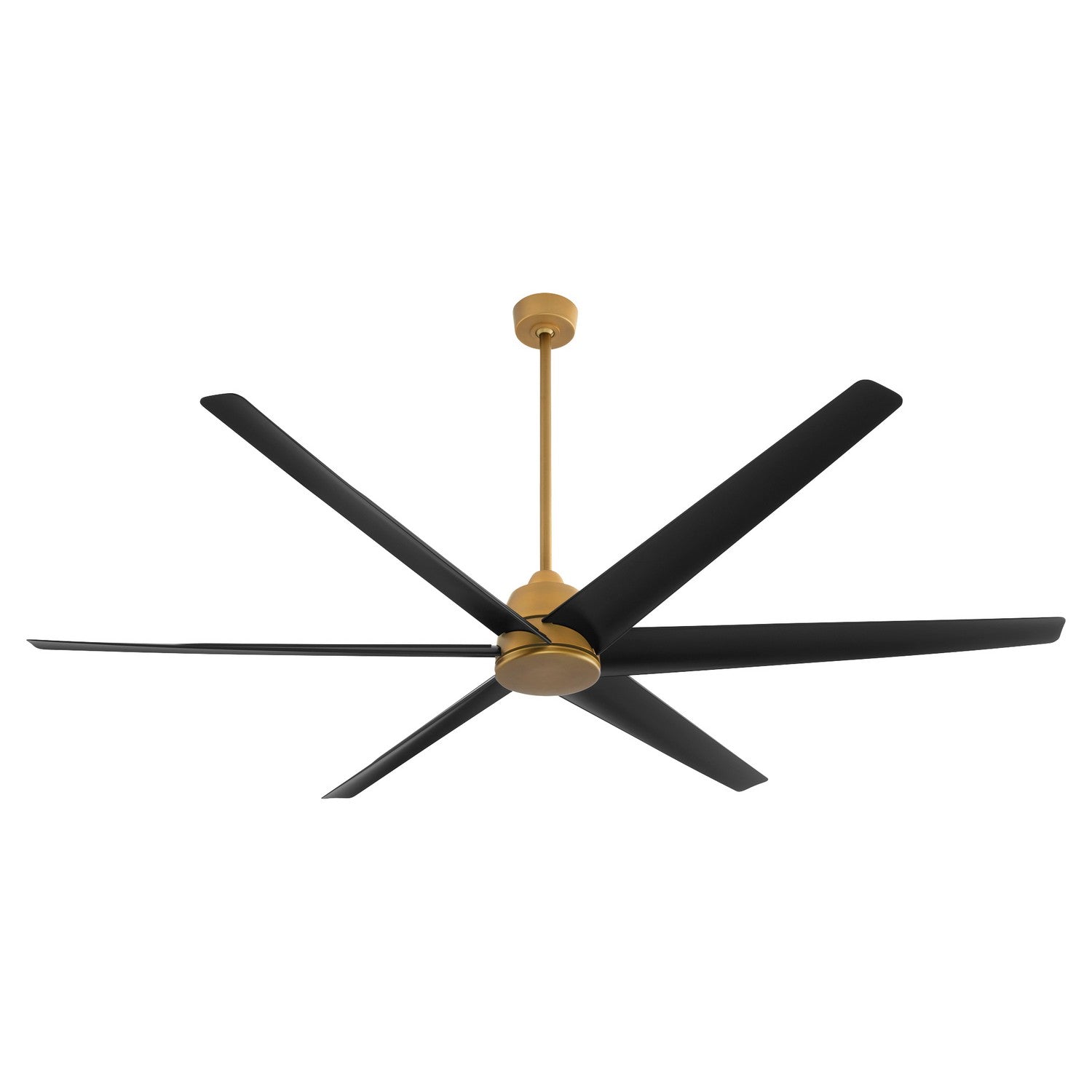 Quorum - 35846-47 - 84"Patio Fan - Spree - Brushed Brass