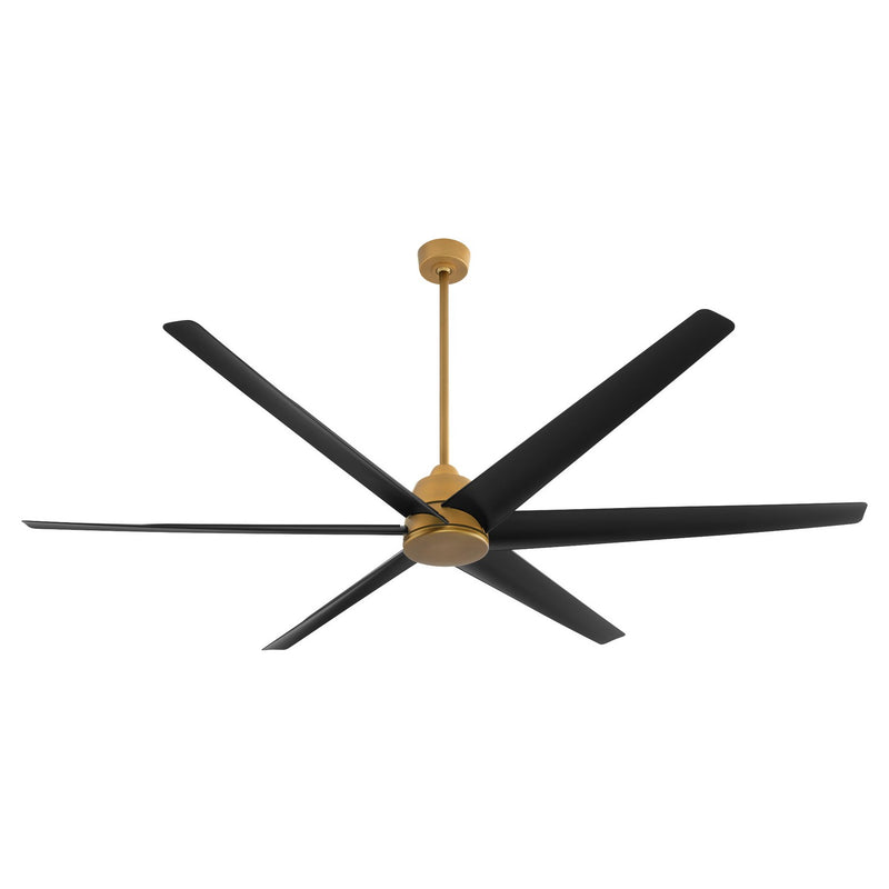 Quorum - 35846-47 - 84"Patio Fan - Spree - Brushed Brass