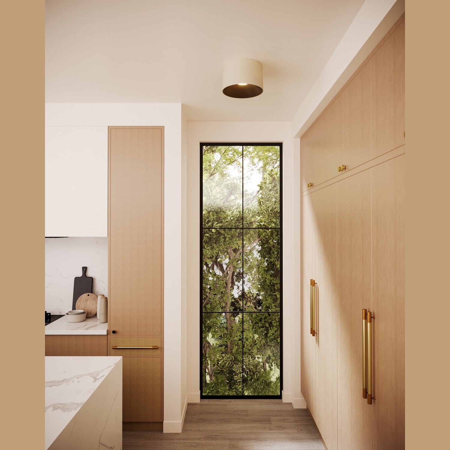 Kuzco Lighting - FM16512-PW-3WCCT-UNV - LED Flush Mount - Etta - Pearl White