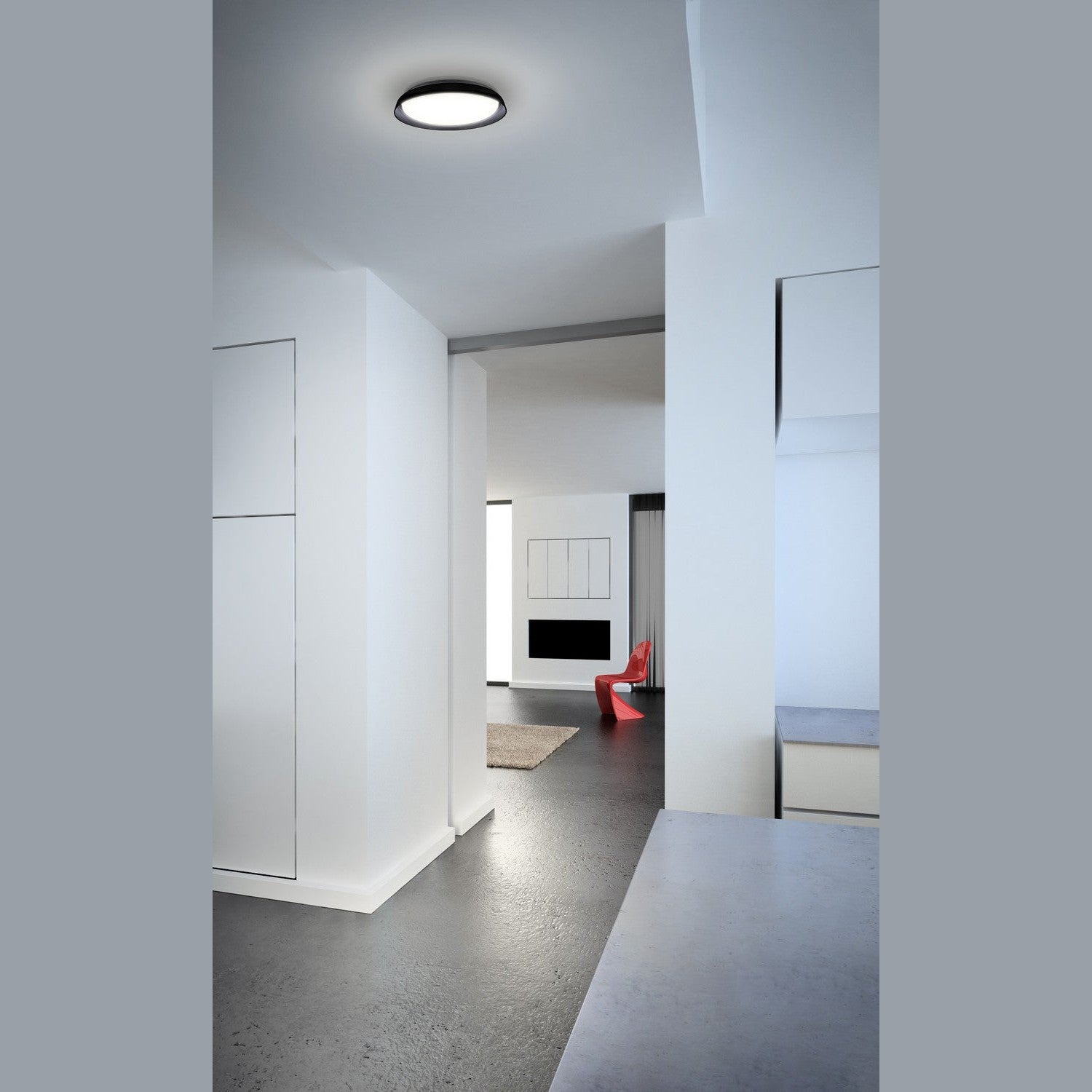 Kuzco Lighting - FM43117-BK-5CCT - LED Flush Mount - Hampton - Black