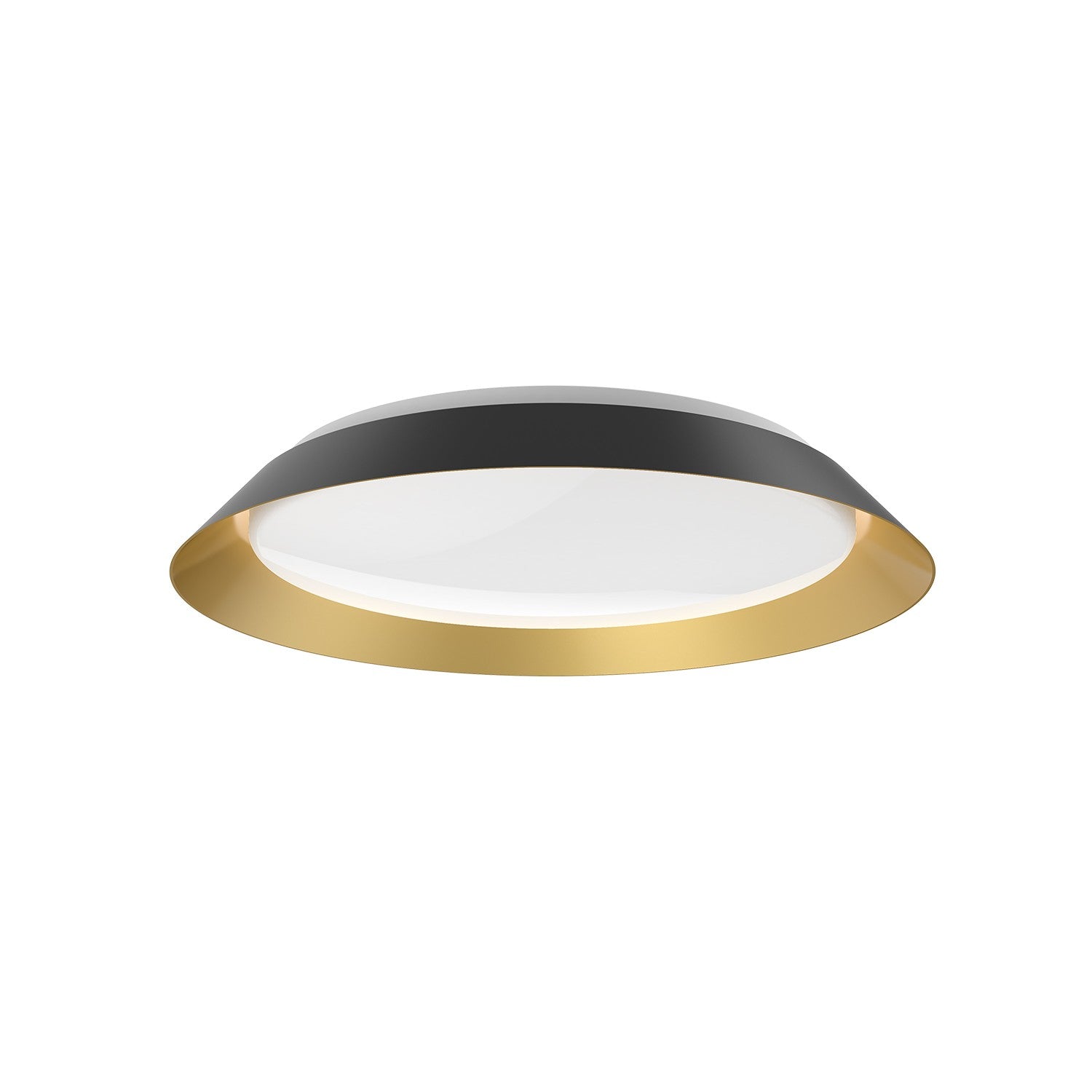 Kuzco Lighting - FM43419-BK/GD-5CCT - LED Flush Mount - Jasper - Black/Gold