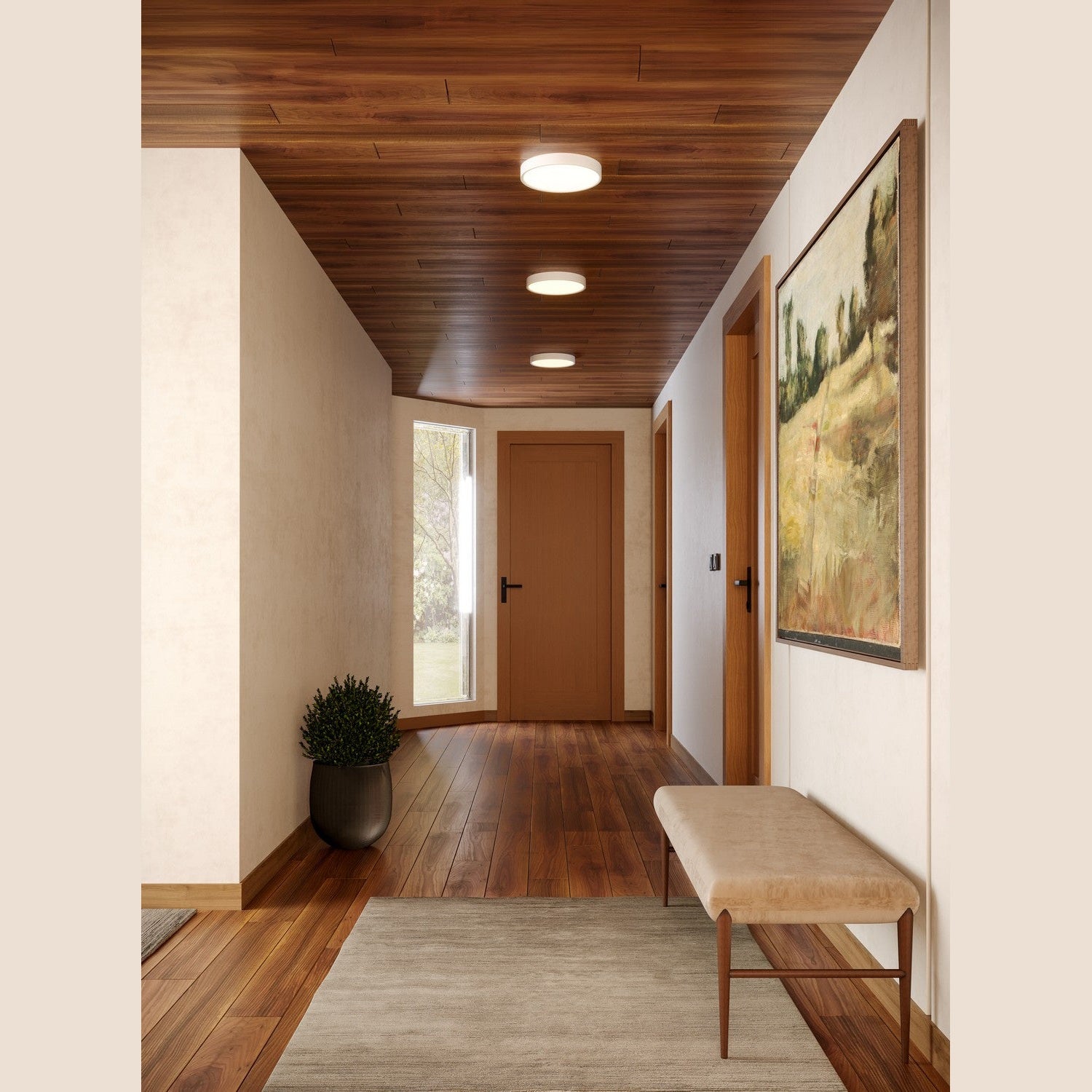 Kuzco Lighting - FM47712-WH-5CCT - LED Flush Mount - Mio - White