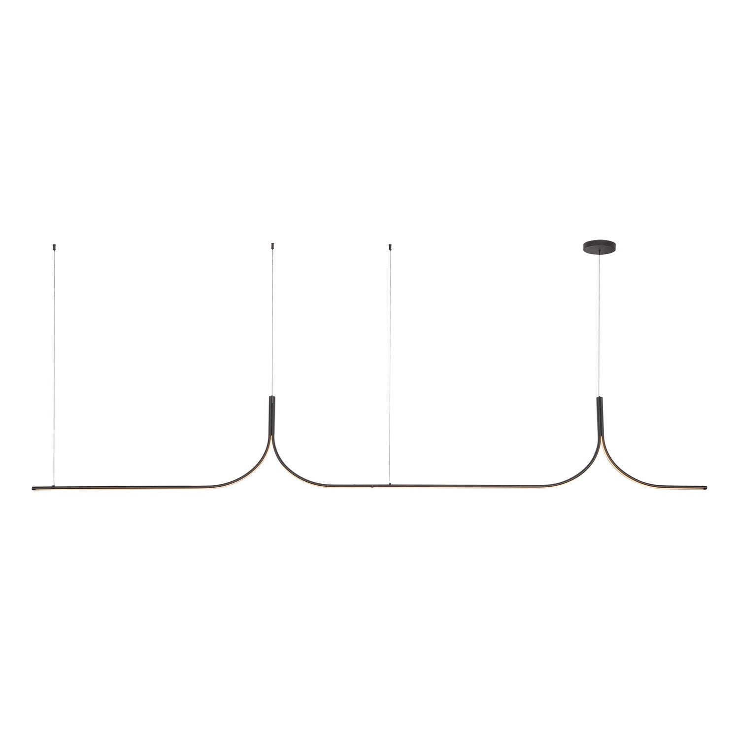 Kuzco Lighting - LP17910-BK-UNV-010-RT - LED Linear Pendant - Thread - Black