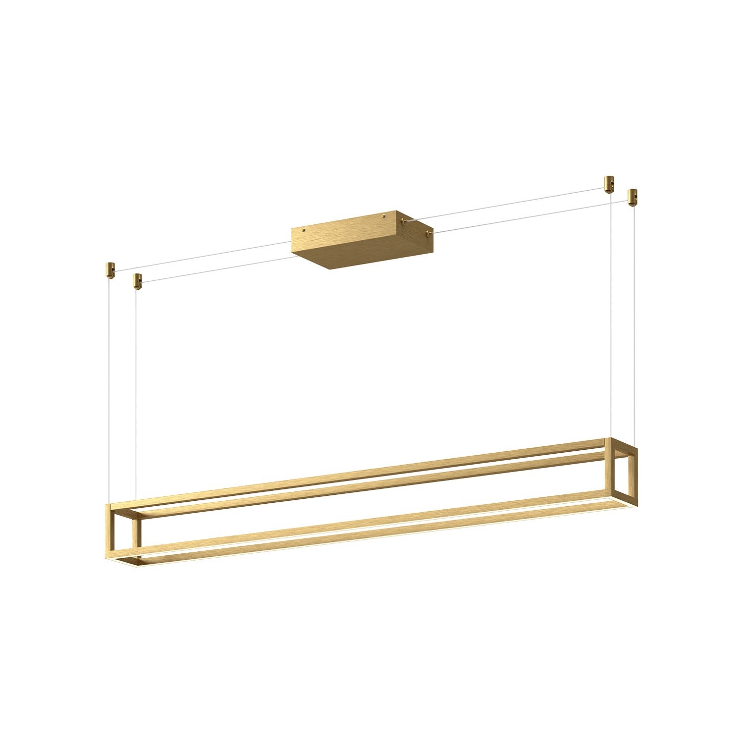 Kuzco Lighting - LP45548-BG-UNV - LED Linear Pendant - Plaza - Brushed Gold