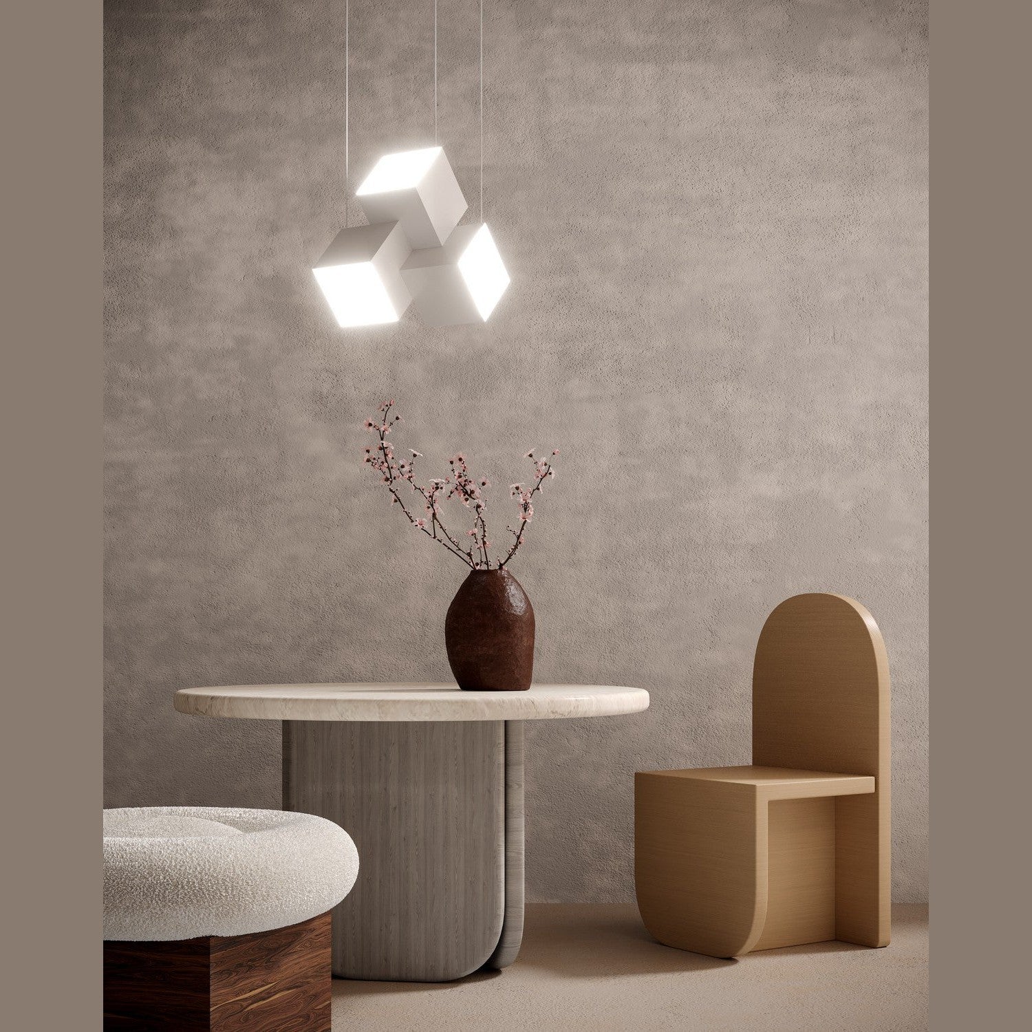 Kuzco Lighting - PD20616-WH-UNV - LED Pendant - Tetra - White
