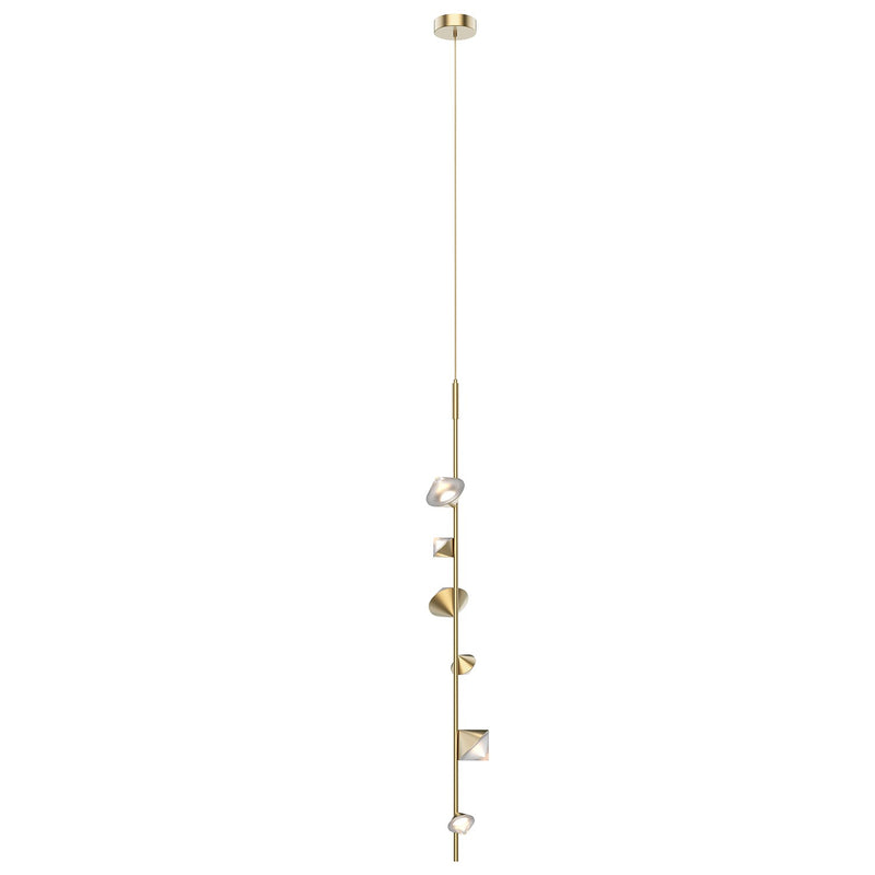 Kuzco Lighting - PD50852-BG - LED Island Pendant - Geode - Brushed Gold
