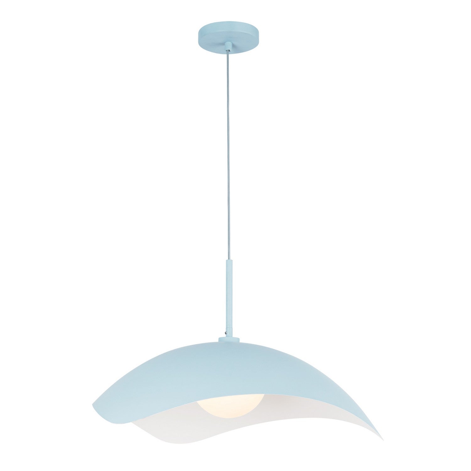 Kuzco Lighting - PD55922-CER - One Light Pendant - Kirby - Cerulean
