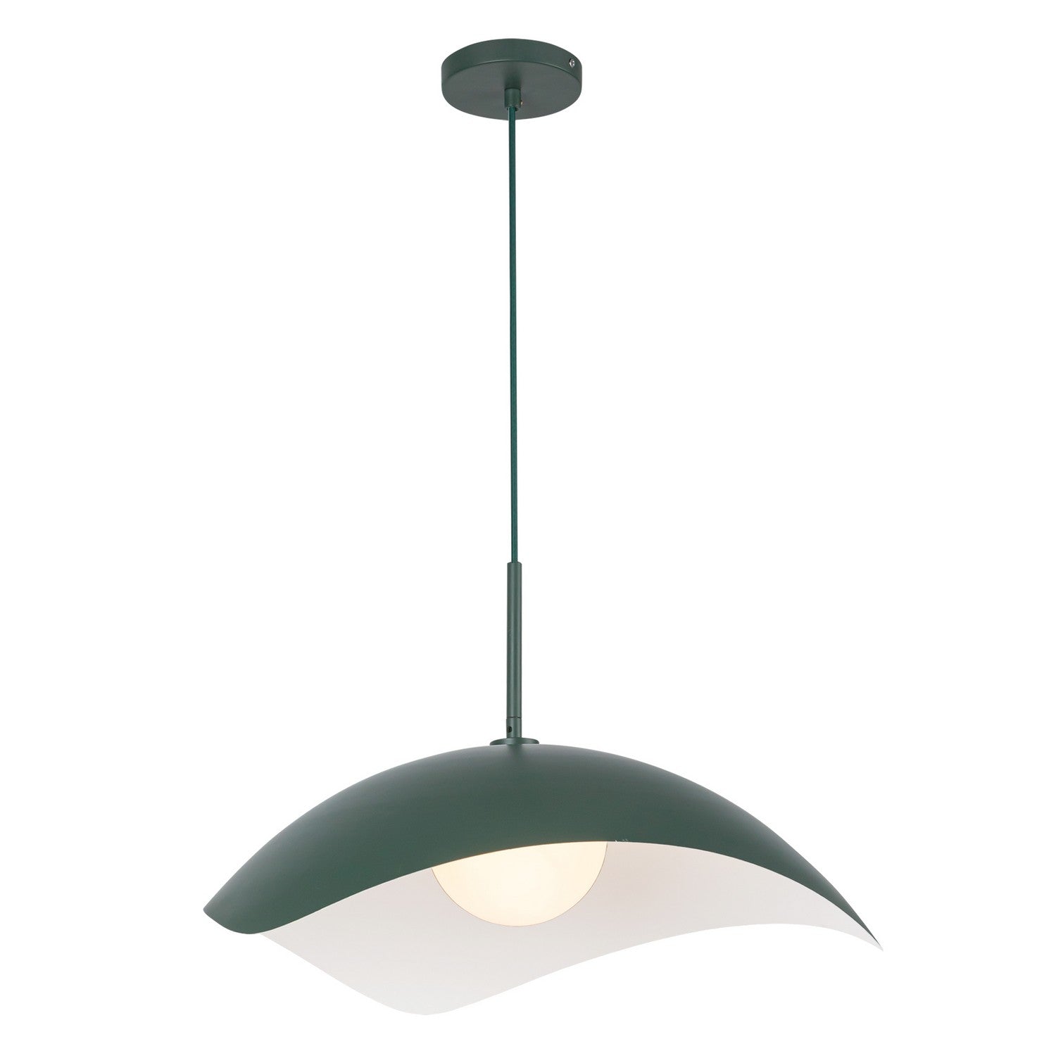 Kuzco Lighting - PD55922-PGN - One Light Pendant - Kirby - Pine Green