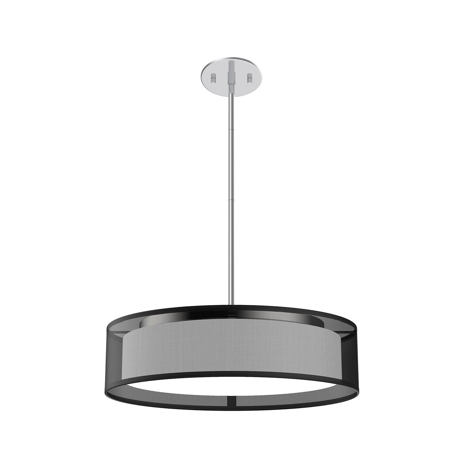 Kuzco Lighting - PD7916-BOR-5CCT - LED Pendant - Dalton - Black Organza