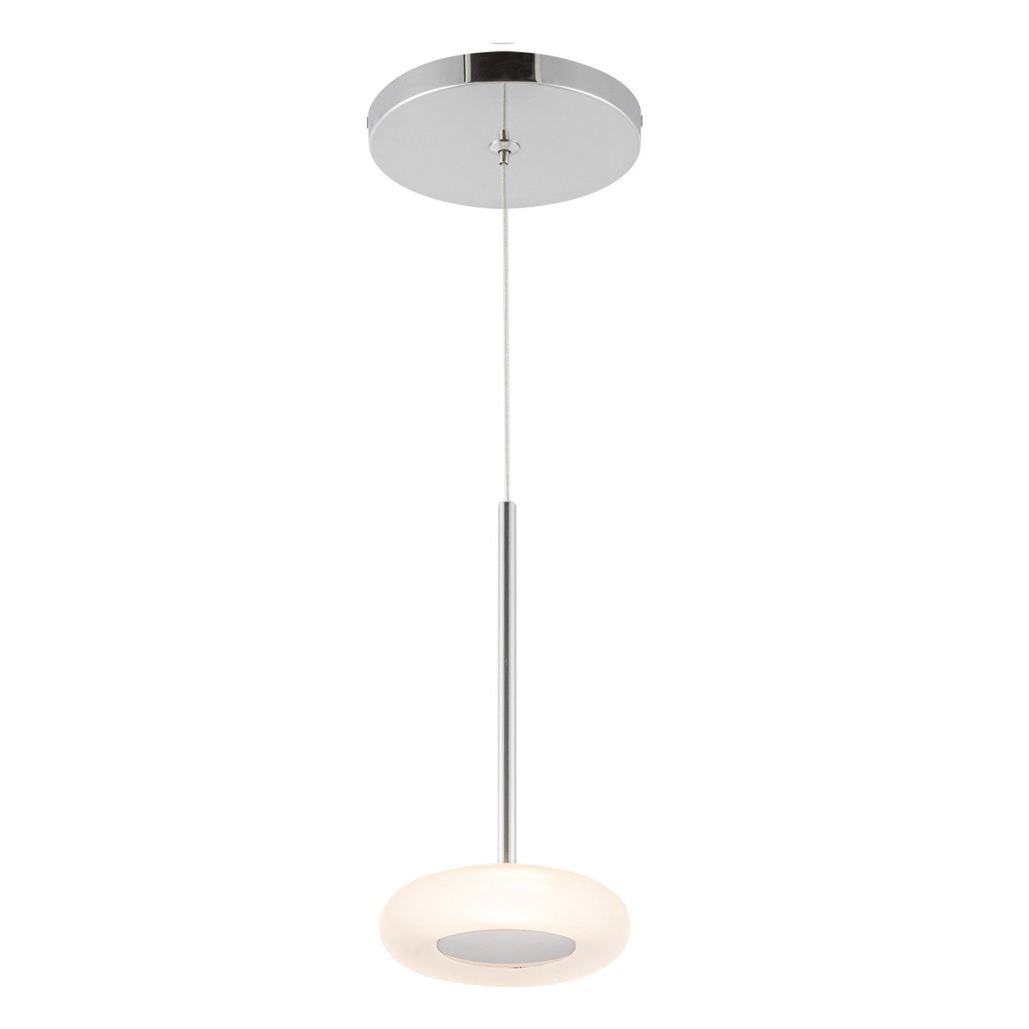 Kuzco Lighting - PD97204-CH/FR - LED Pendant - Stephord - Chrome/Frosted Glass