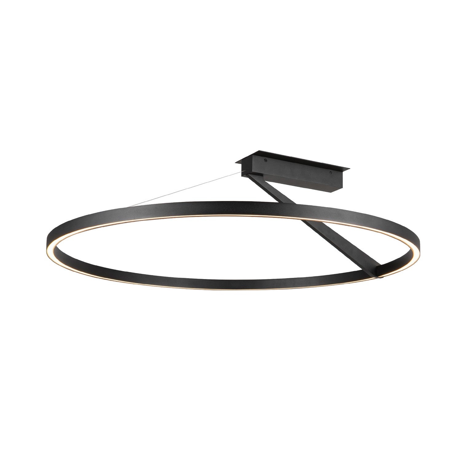 Kuzco Lighting - SF27731-BK-3WCCT-UNV - LED Semi-Flush Mount - Roda - Black