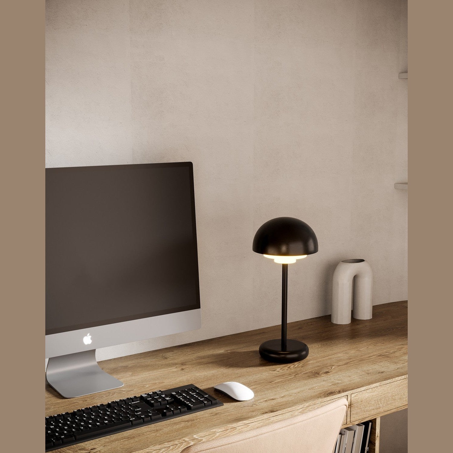 Kuzco Lighting - TL63812-BK - LED Table Lamp - Hinata - Black