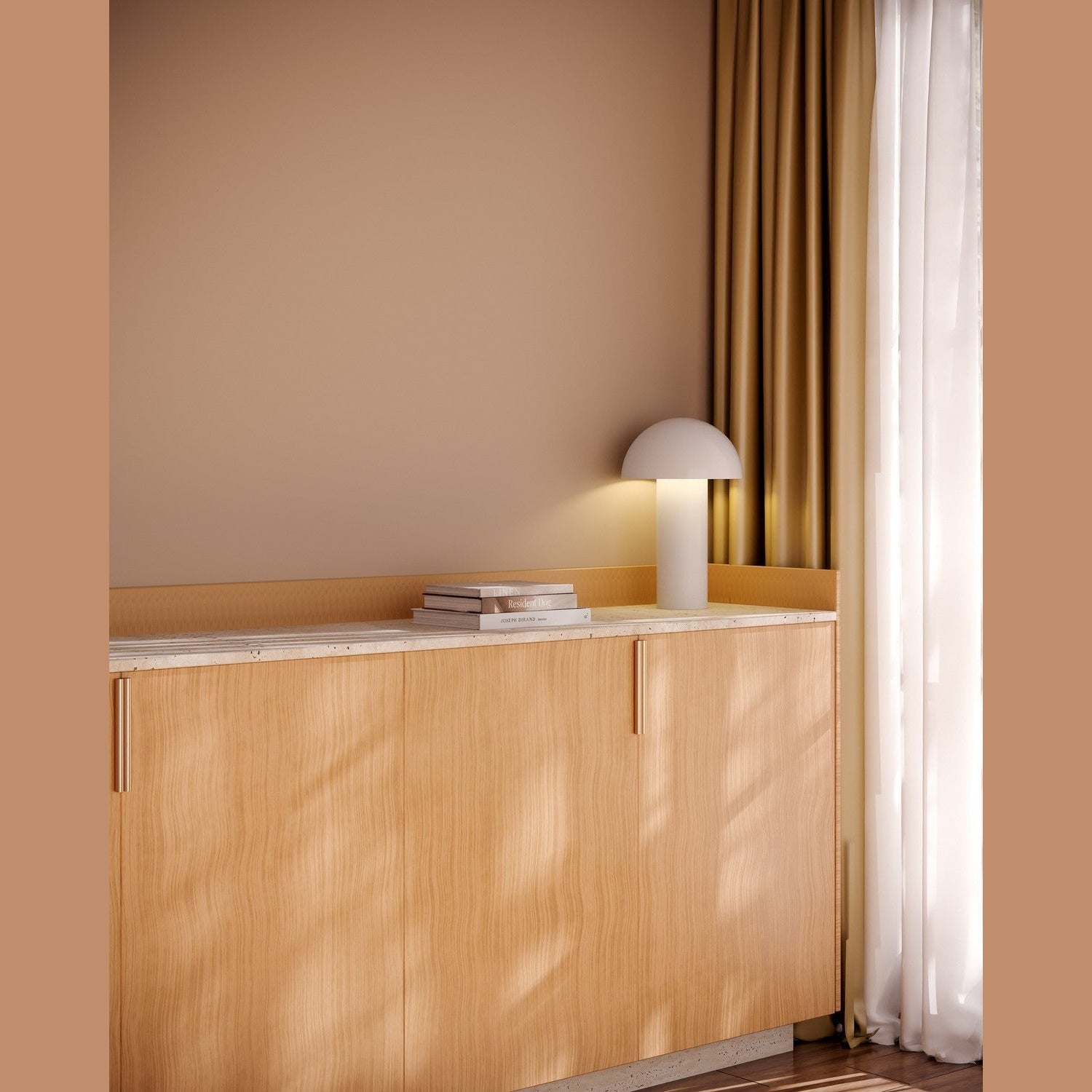 Kuzco Lighting - TL65210-CM - LED Table Lamp - Setas - Cream