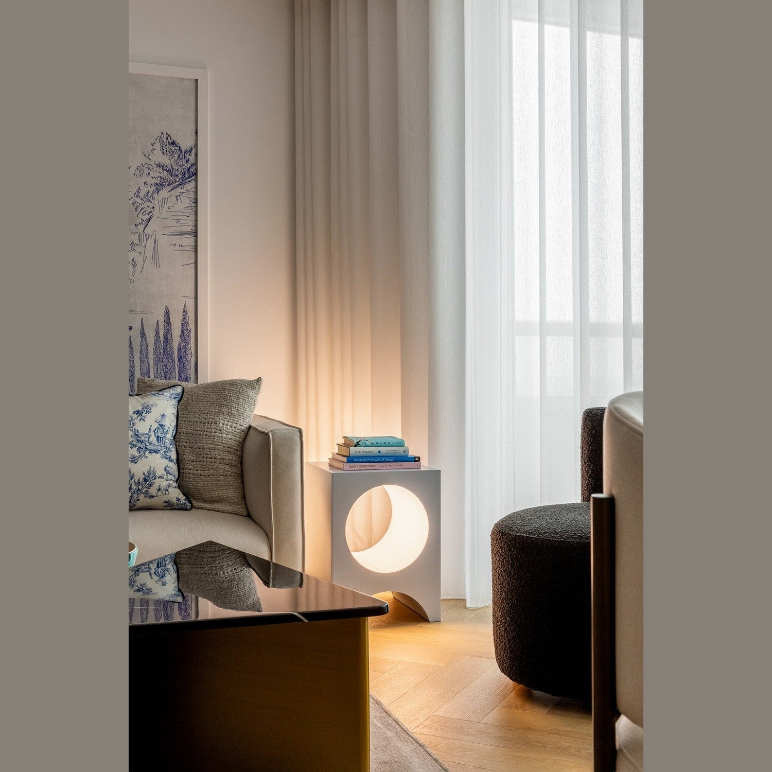 Kuzco Lighting - TL81020-GB - LED Table Lamp - Lunar - Glacier Blue